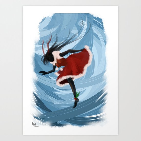 The Christmas Spirit Art Print