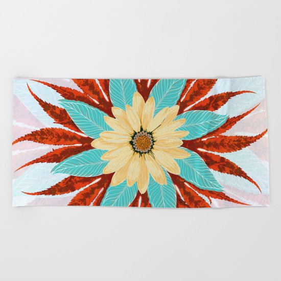 Botany Star Beach Towel