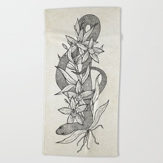 Treble Clef Beach Towel