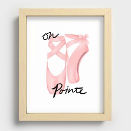 On Pointe Recessed Framed Print