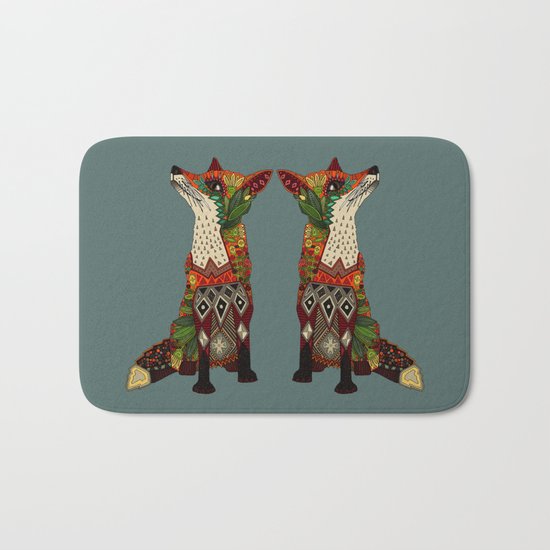 fox love Bath Mat