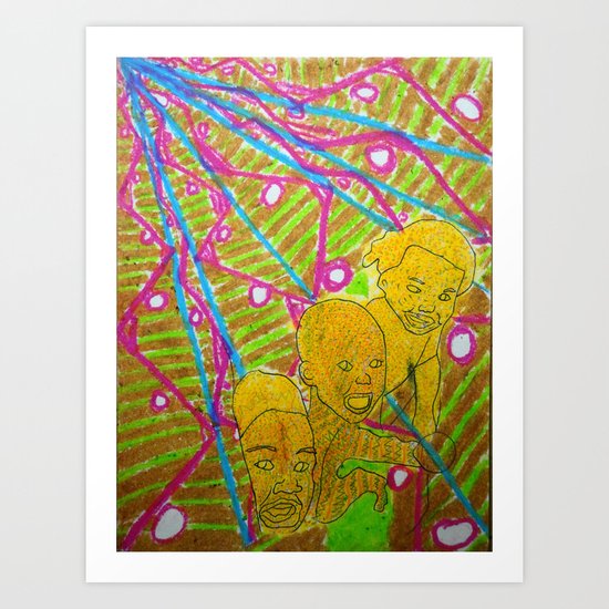 Sea of Fish Art Print