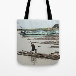 Boating in Bangladesh Tote Bag