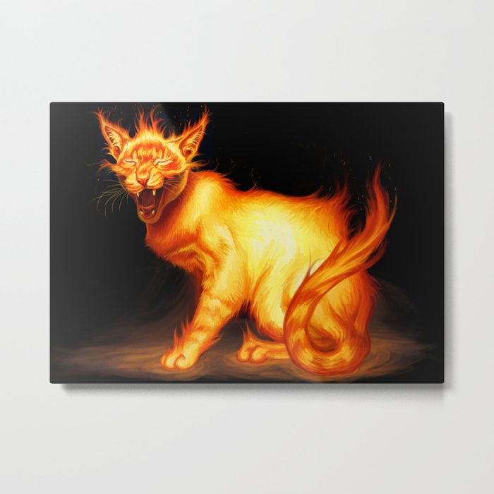 Flamepoint Cat Metal Print