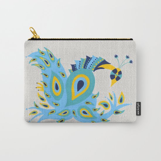 Peacock Carry-All Pouch