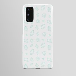 Seafoam Gems Pattern Android Case