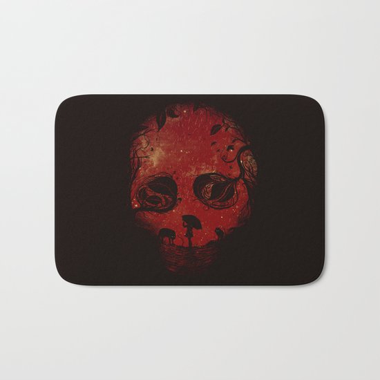 Red Encounter Bath Mat