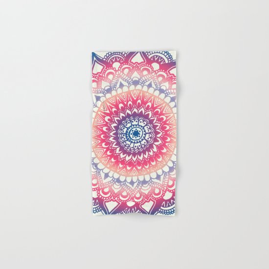 Ocean Sunset Mandala Hand & Bath Towel
