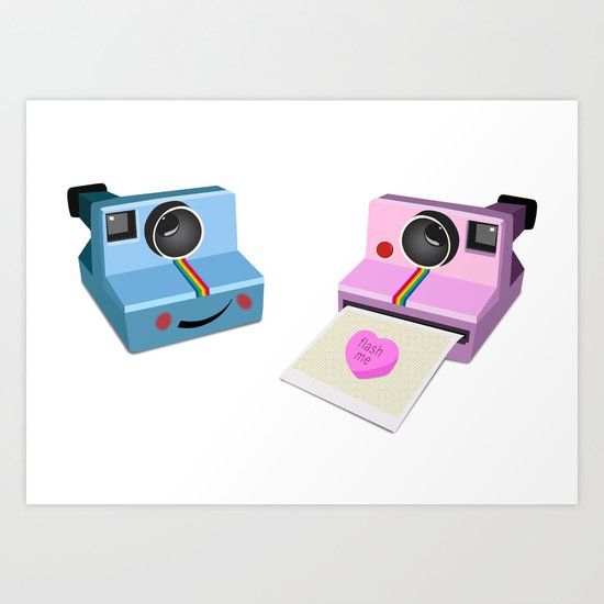 flash me Art Print