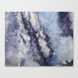 blue thoughts Canvas Print