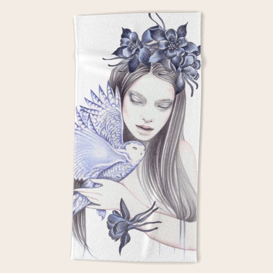 Wildflower Beach Towel