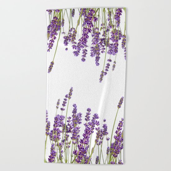 Purple Lavender #2 #decor #art #society6 Beach Towel