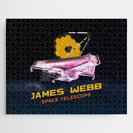 James Webb Space Telescope JWST NASA — space poster Jigsaw Puzzle