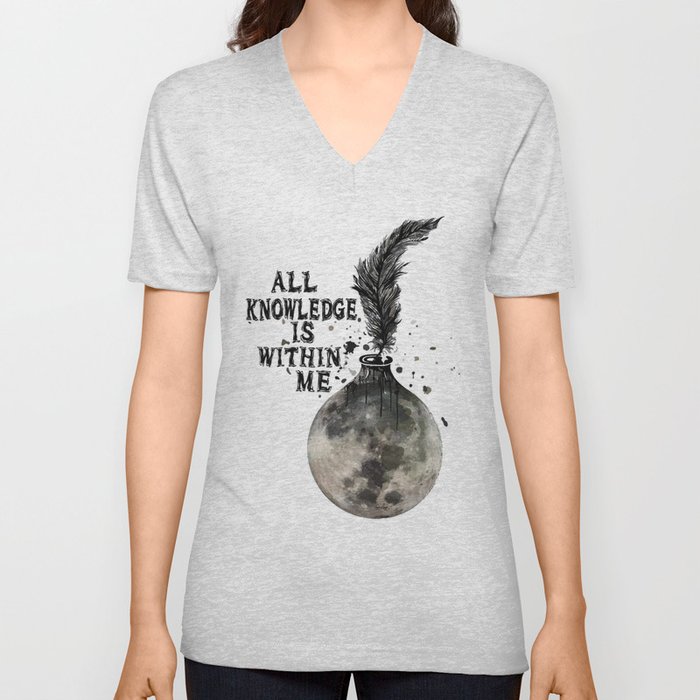 All Knowledge is Within Me V Neck T Shirt