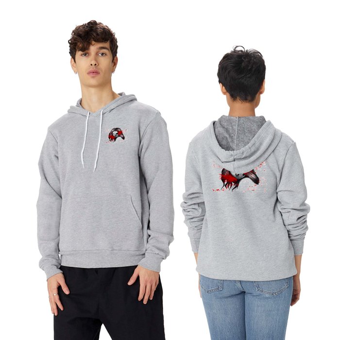 Half demon half angel hoodie cheap