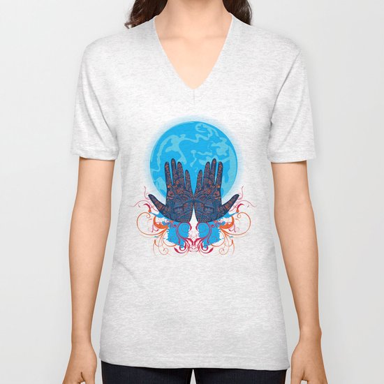Mystery Unisex V-Neck