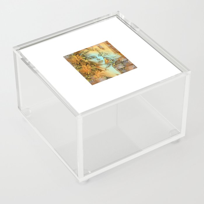 Golden Lady Acrylic Box