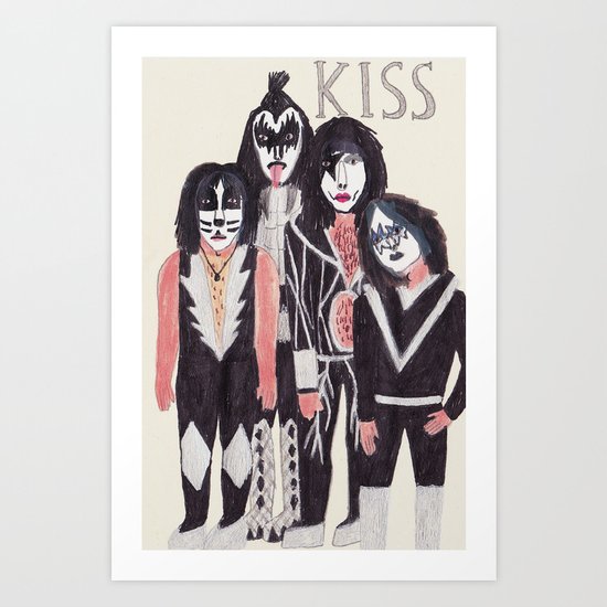 KISS Art Print