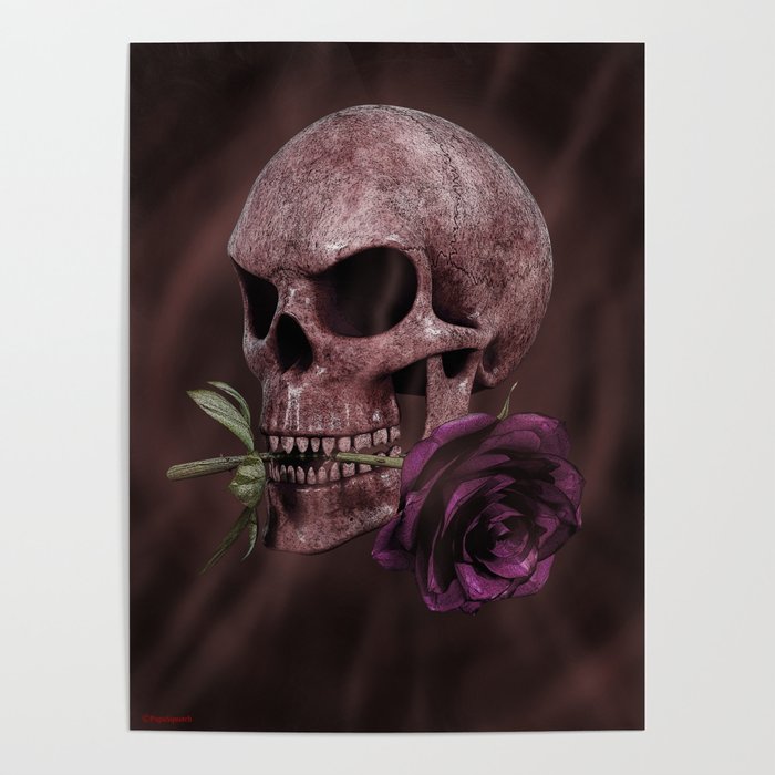 SKULL and ROSE Poster