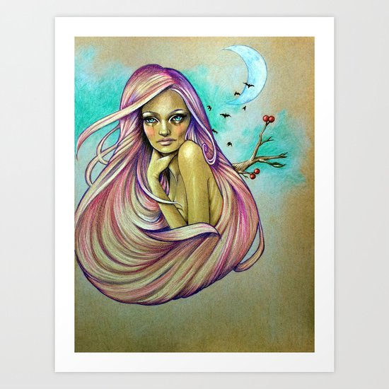 The Fruit Bats' Lament Art Print