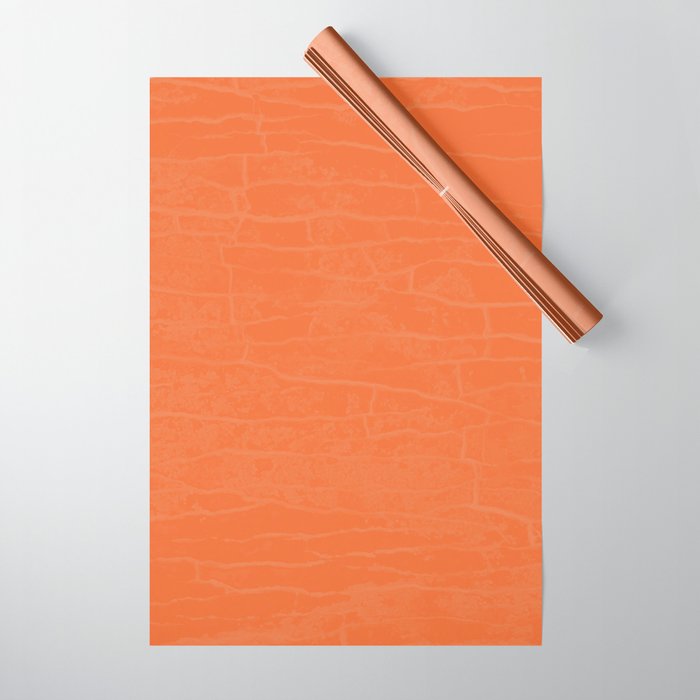shades of orange stone Wrapping Paper