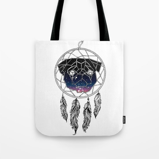 Dreamcather Pug Tote Bag