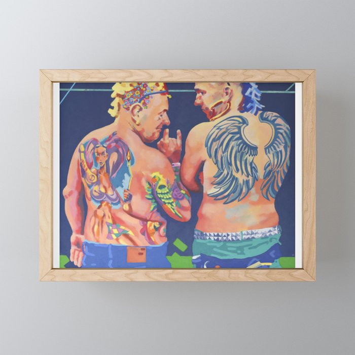 Tattoos Framed Mini Art Print