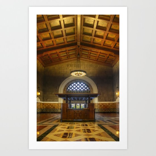 Union Station Information Art Print