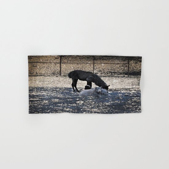 The Story of the Goat, the Llama, and the Sheep Hand & Bath Towel