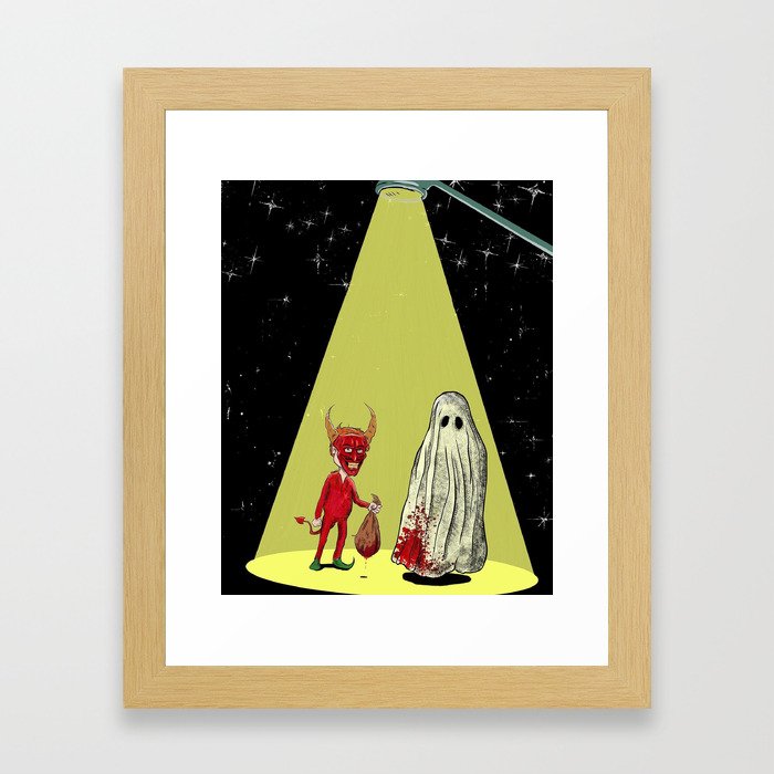 Ghost & Devils Framed Art Print
