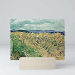 Vincent van Gogh Wheatfield With Cornflowers Oil Painting Mini Art Print