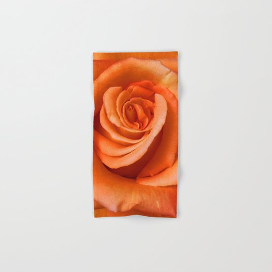 Orange Rose Hand & Bath Towel