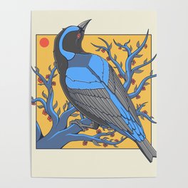 Lovely Fairy Bluebird Poster