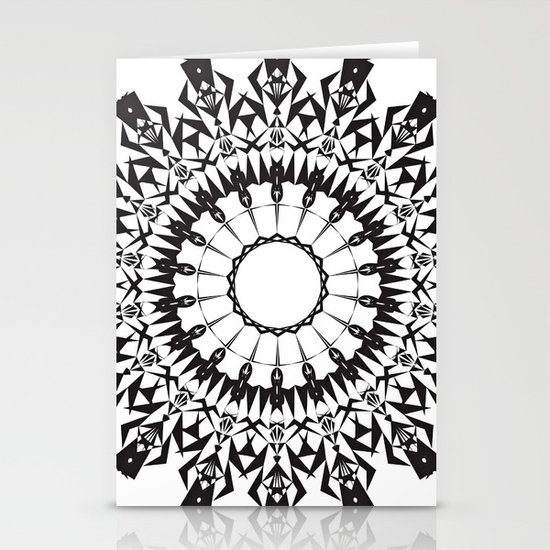 No Way Black Stationery Cards