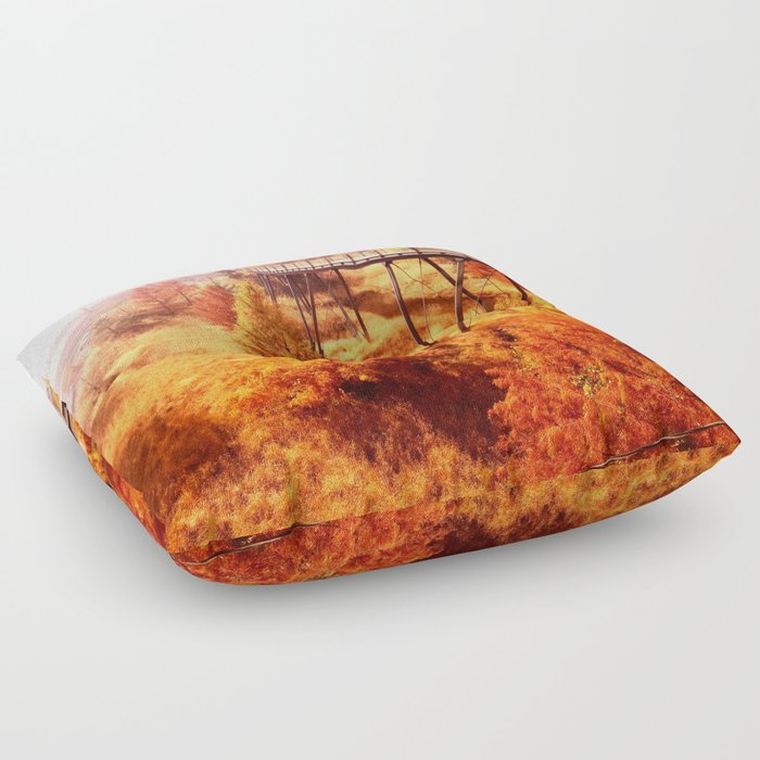 Philly Foliage Floor Pillow