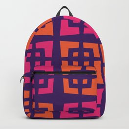 Cool Mid Century Modern Geometric Pattern 864 Backpack