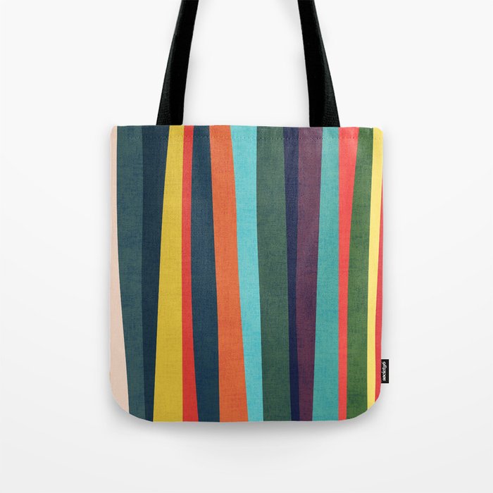 Mid-century zebra Tote Bag