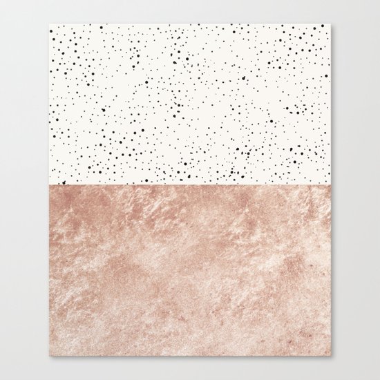 Mischievous Polka #society6 Canvas Print