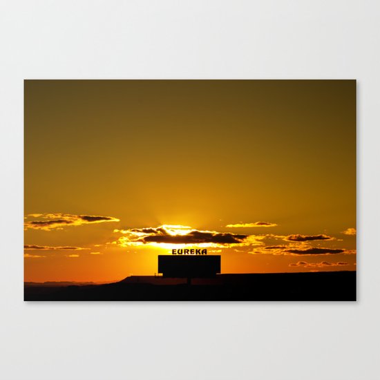eureka Canvas Print