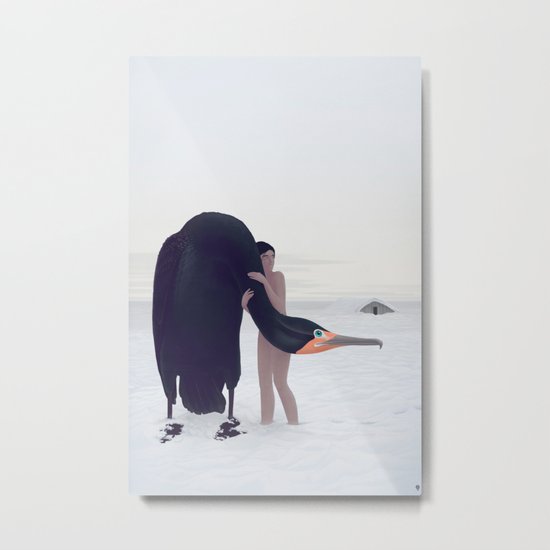 You Could Stay There. Less sky. Metal Print