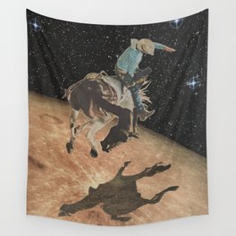 Lunar Bronco (Tribute to Apollo 13) Wall Tapestry