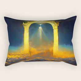 Ascending to the Gates of Heaven Rectangular Pillow