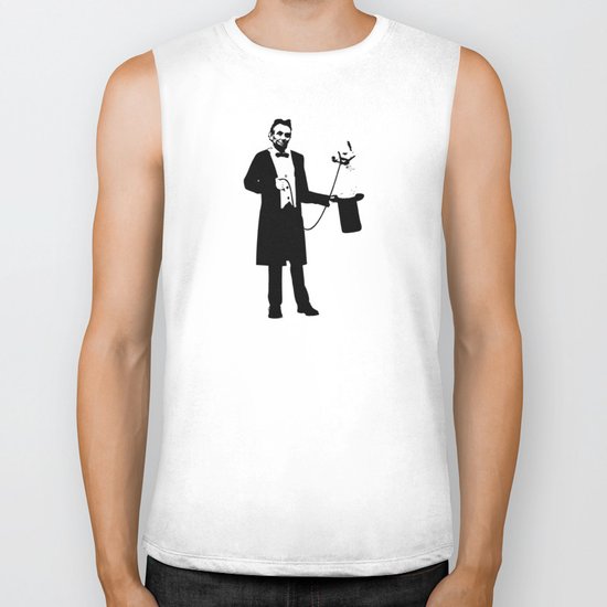 Lincoln's Llama Trick Biker Tank
