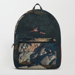 A swim in the river Backpack