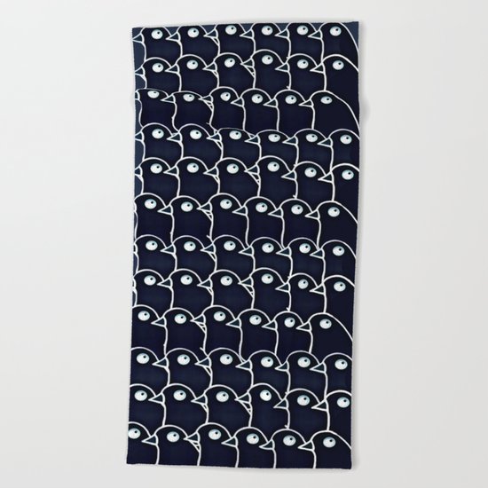 crow-45 Beach Towel