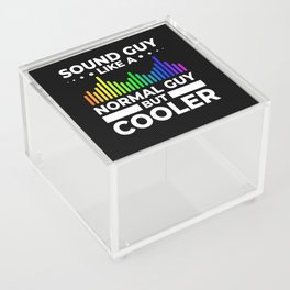 Audio Engineer Sound Guy Engineering Music Acrylic Box