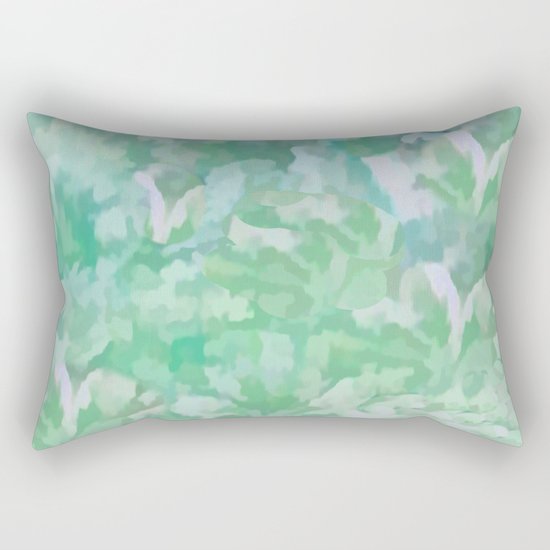 Summer Green Rectangular Pillow