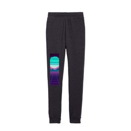 The Future World Synthwave  Kids Joggers