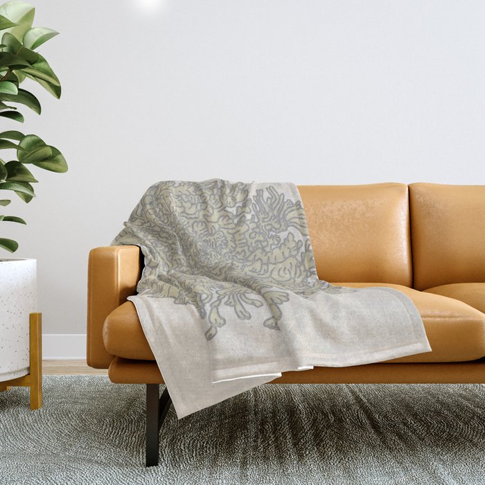 Nature Study in Abstract Throw Blanket