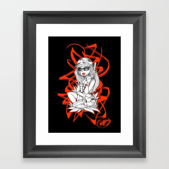 SERVICEWOMAN Framed Art Print